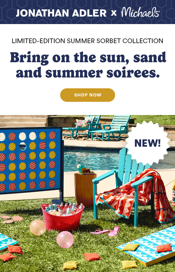 Bring on the sun sand and summer soirees.