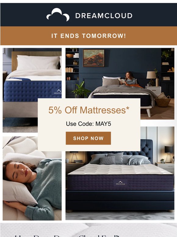 ⏰ It Ends Tomorrow: Upgrade Your Sleep Today and Save