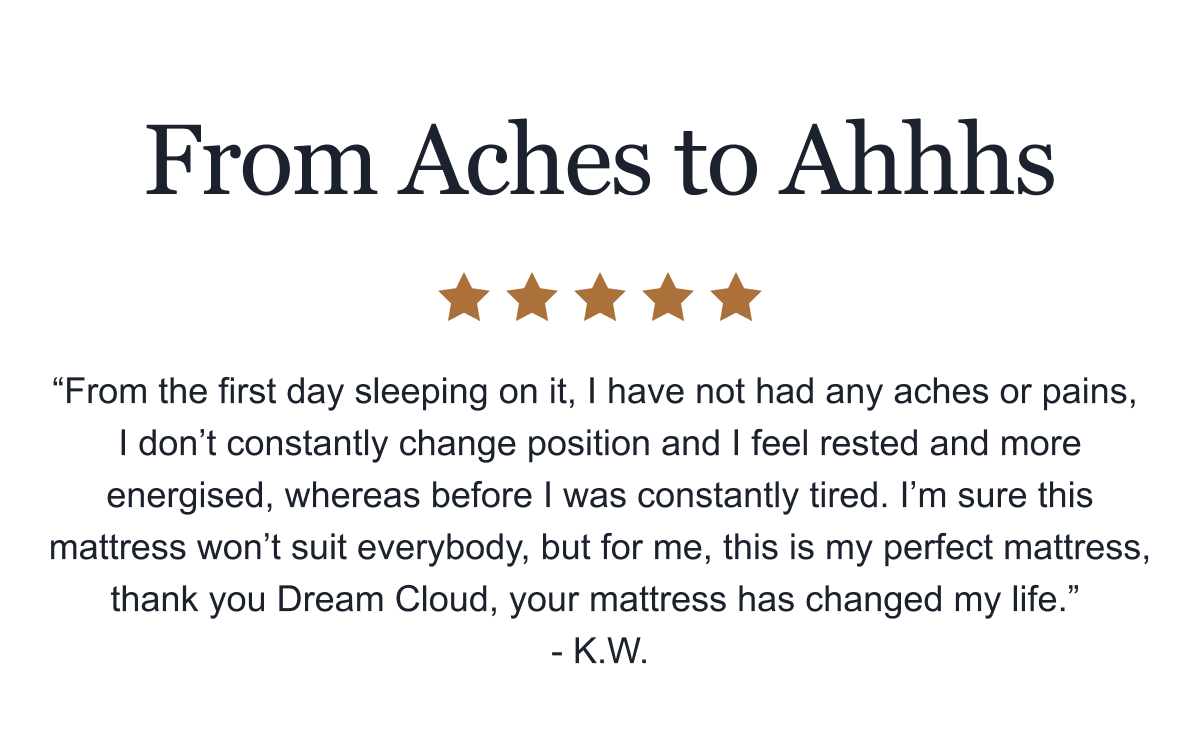 From Aches to Ahhhs