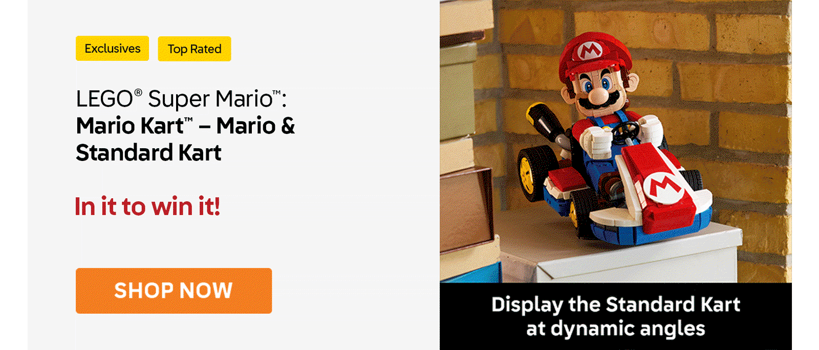 LEGO® Super Mario™: Mario Kart™ – Mario & Standard Kart