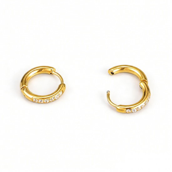 Stainless Steel Hoop Earrings