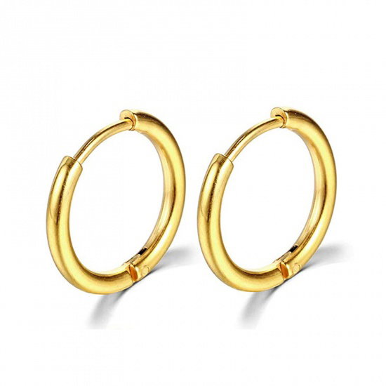 Stainless Steel Hoop Earrings