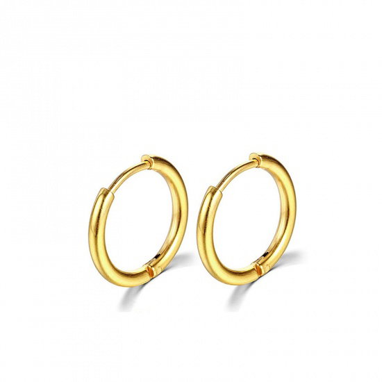 Stainless Steel Hoop Earrings