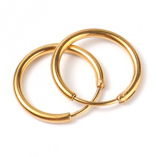 Stainless Steel Hoop Earrings