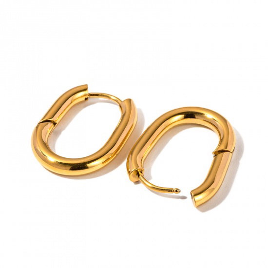 Stainless Steel Hoop Earrings