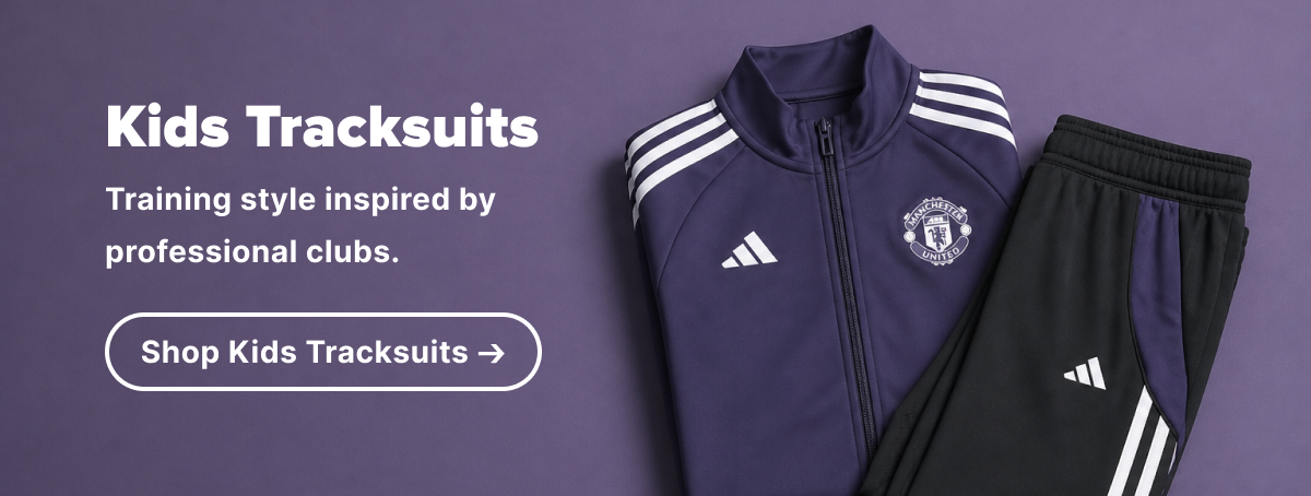 Kids tracksuits Training style inspired by professional clubs.