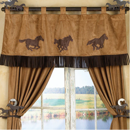 Three Horses Adobe Valance