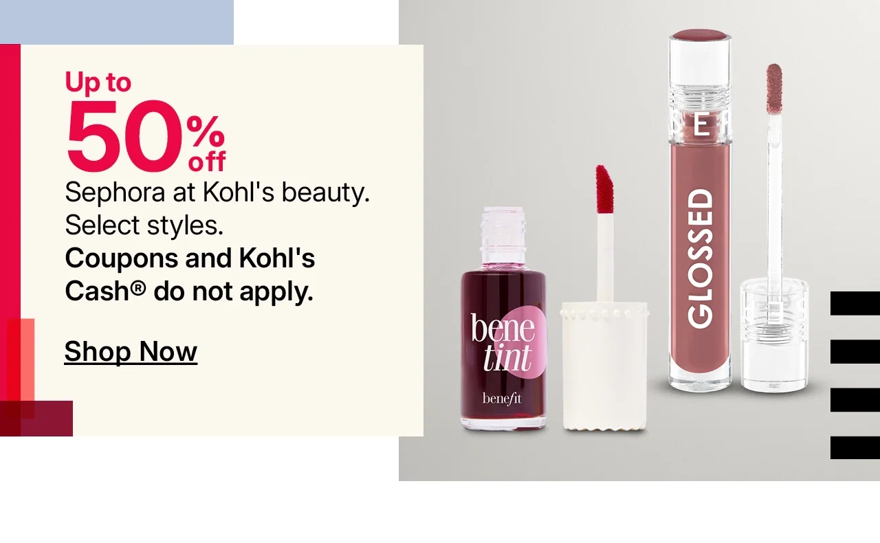 up to 75% off sephora at kohl's beauty