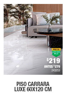 Piso Carrara Luxe 60x120 cm