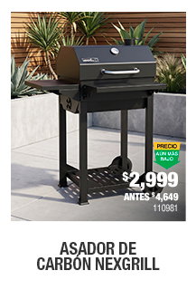Asador de carbón Nexgrill