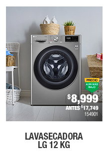 Lavasecadora LG 12 kg