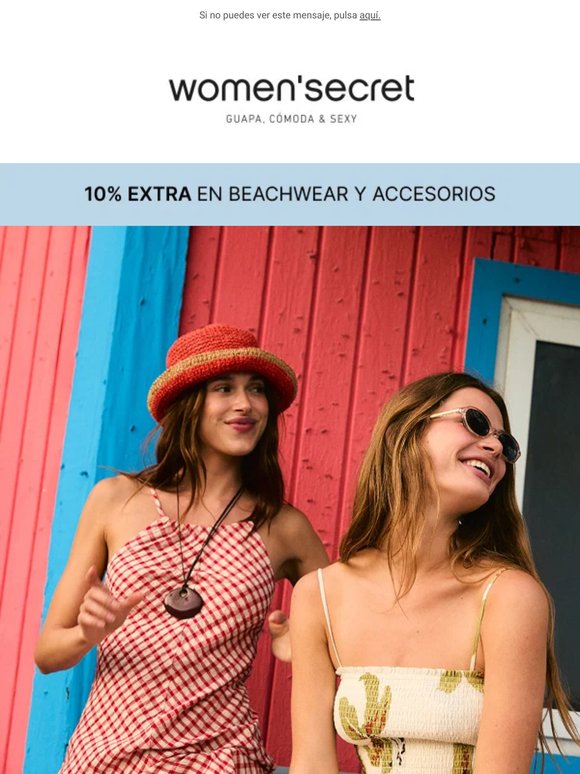 10% EXTRA en beachwear y accesorios de playa