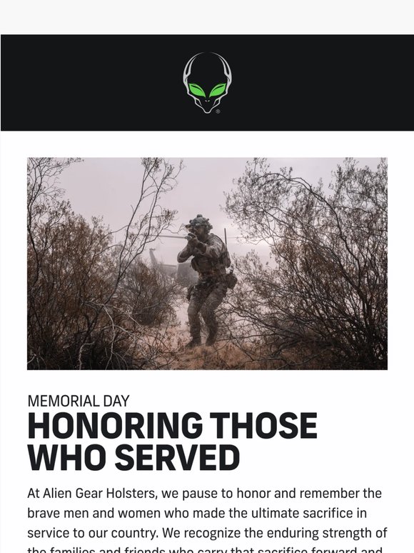 We Honor Those Who Served
