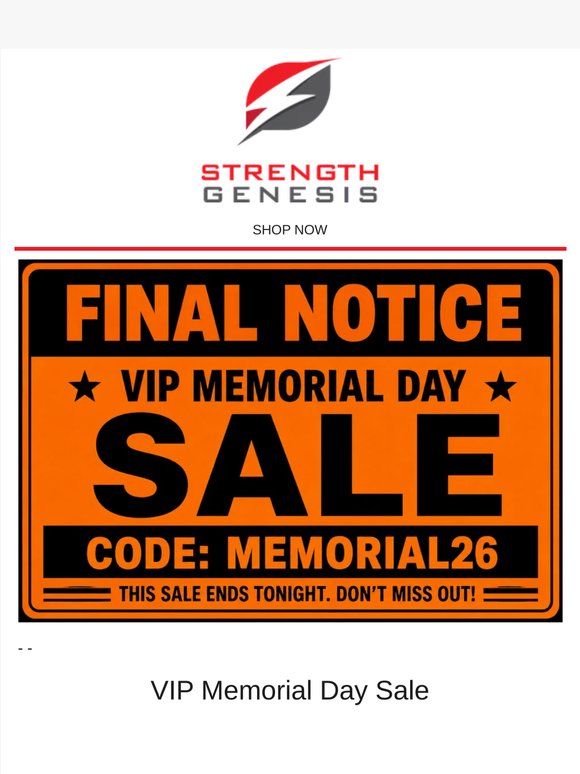 FINAL NOTICE