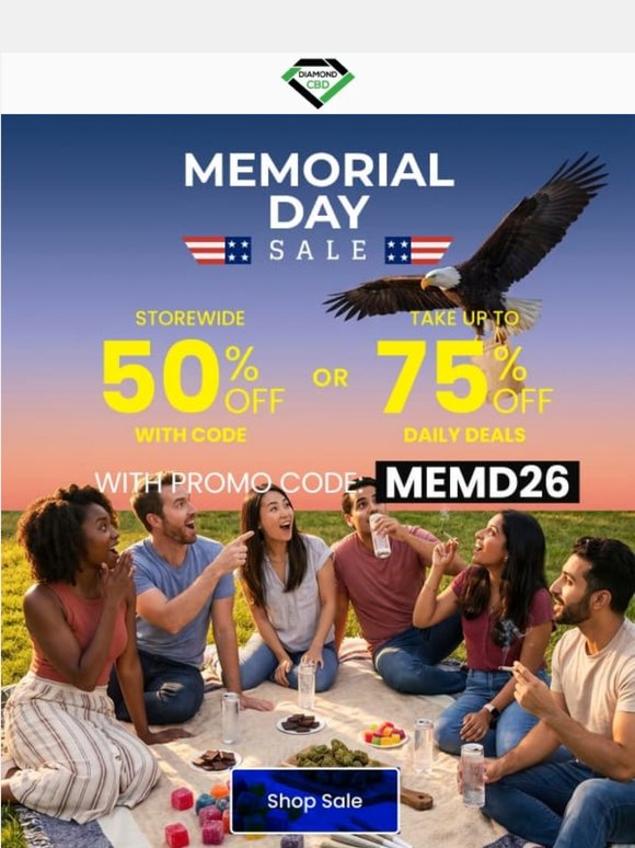 🎖️ Happy Memorial Day: Up to 75% OFF