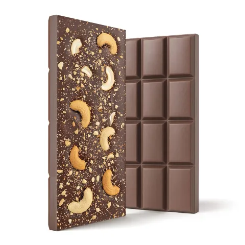 600mg Milk Chocolate & Cashew Bar – Delta 8 – Chill Plus