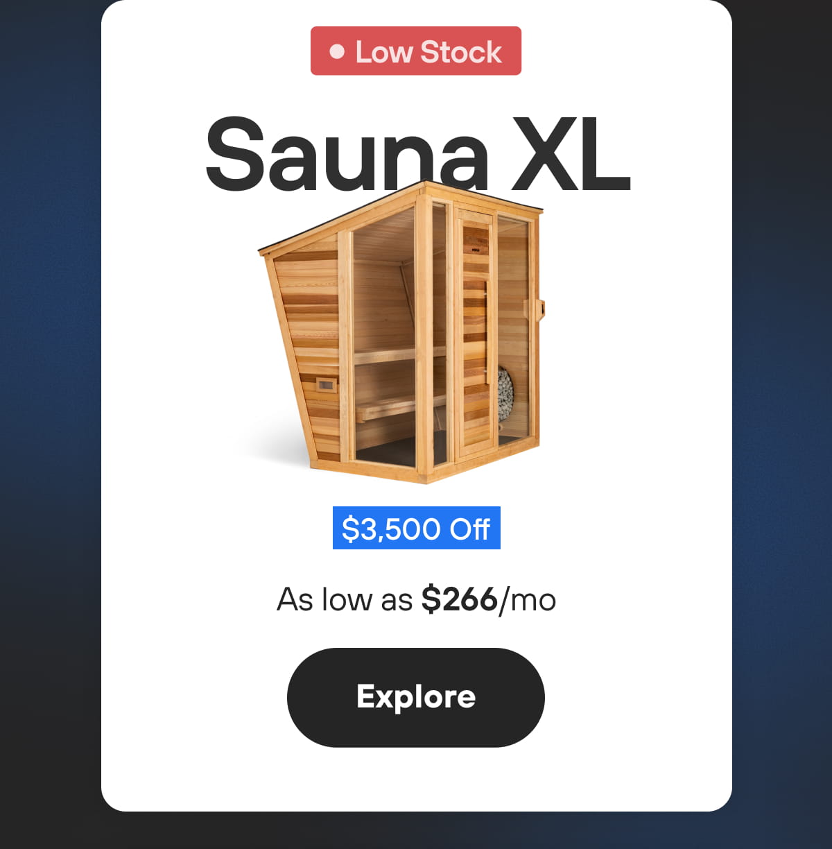 Sauna XL | Explore