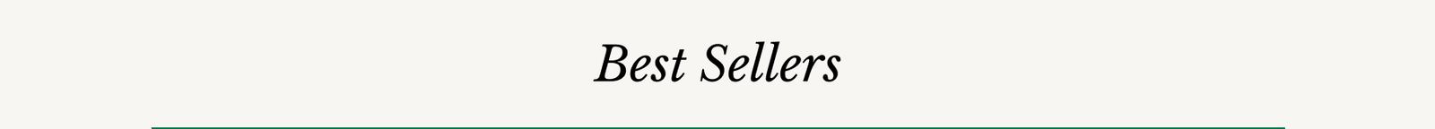 Best Sellers