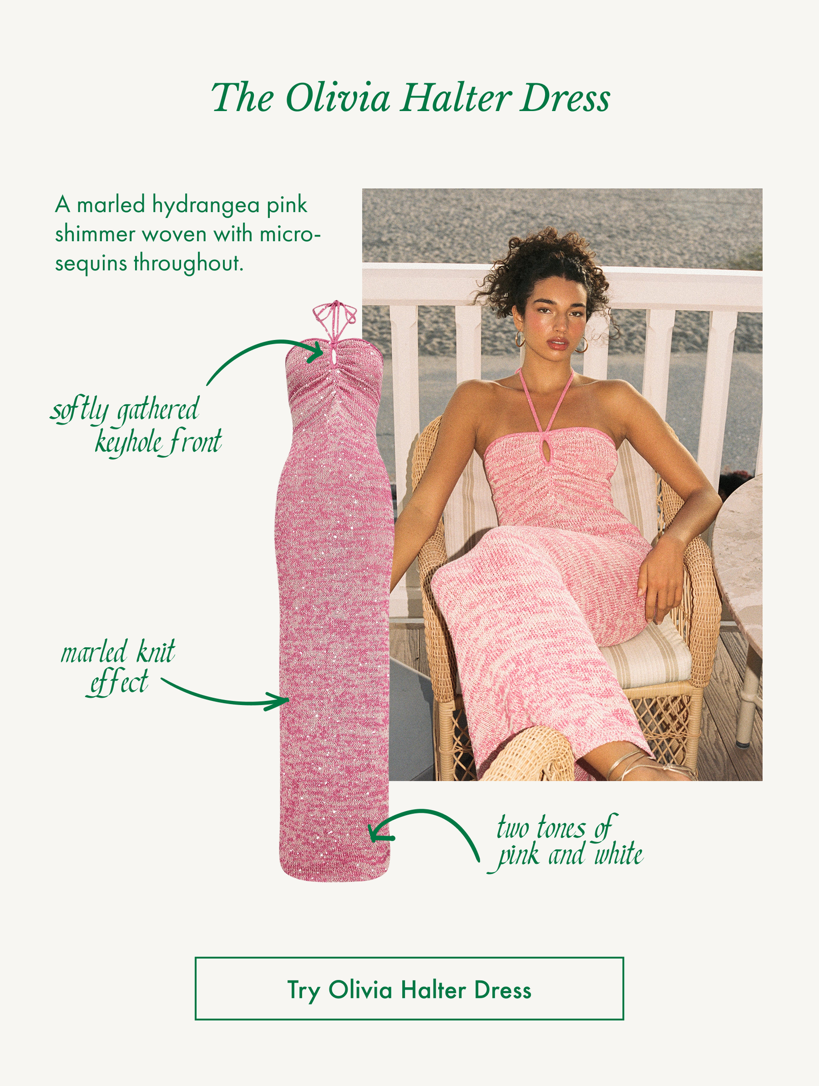 The Olivia Halter Dress