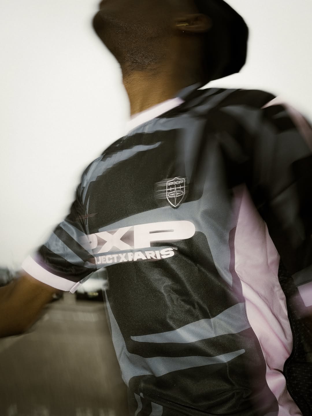 Black Training Football Short-Sleeve T-shirt