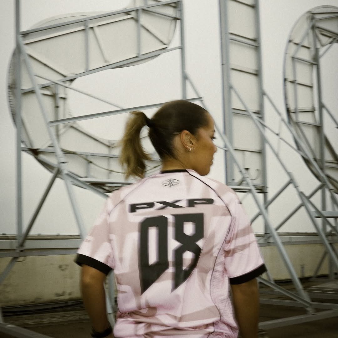 Pink Training Football Short-Sleeve T-shirt