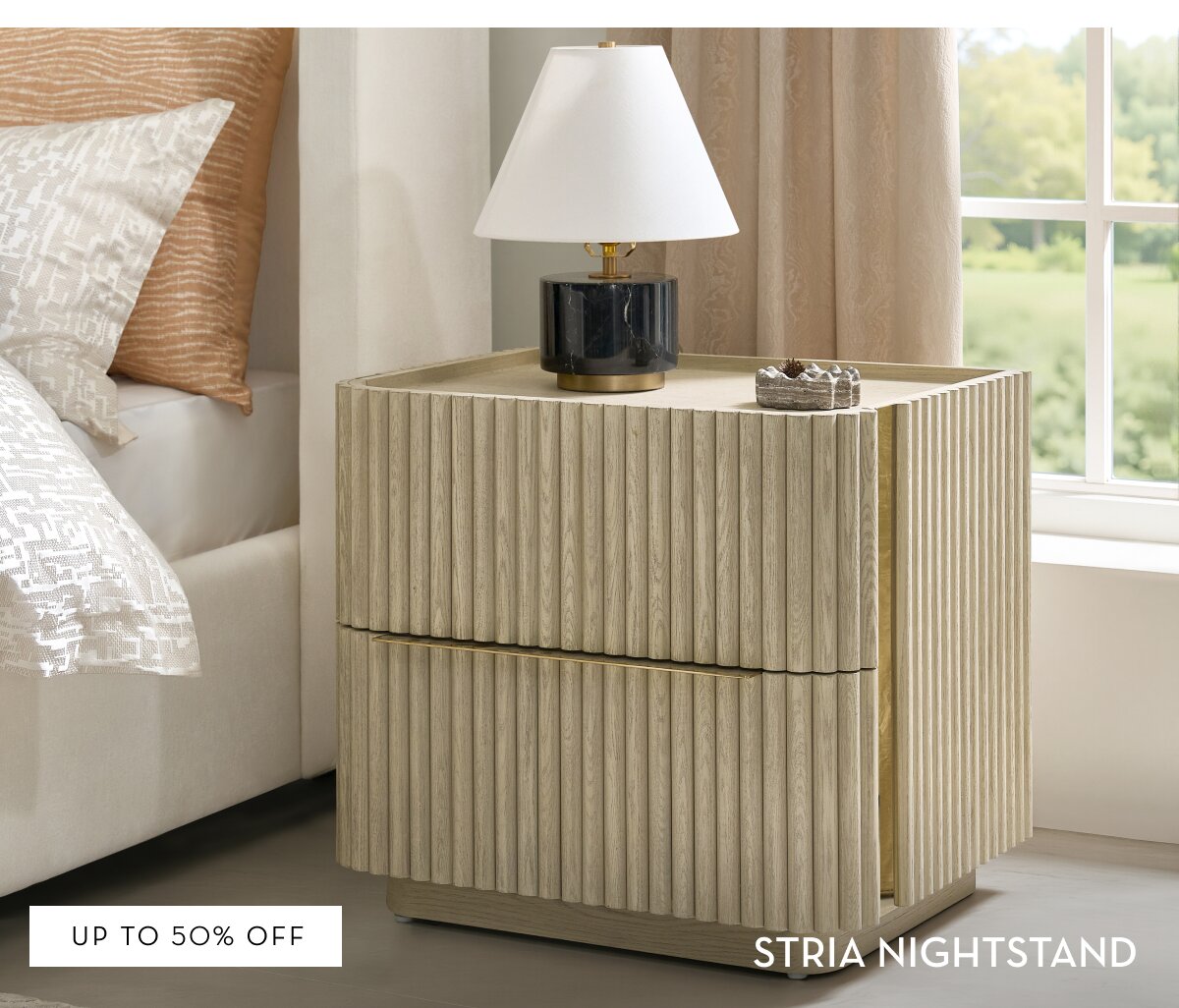 NIGHTSTAND, UP TO 50% OFF
