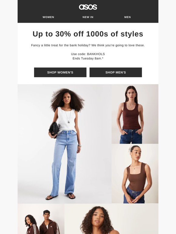 Up to 30% off 1000s of styles