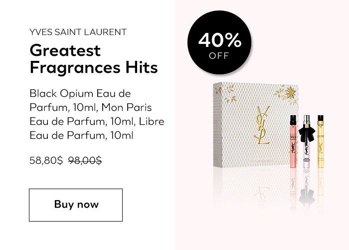 Yves Saint-Laurent Greatest Fragrances Hits