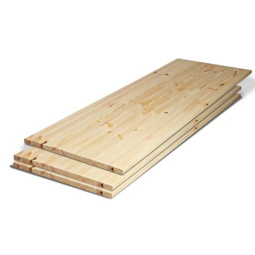 Solid Redwood Pine 18mm Furniture Board, Redwood Pine