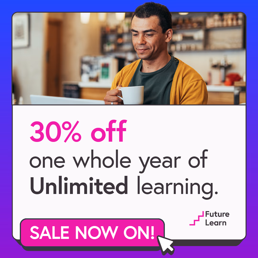 30% off an entire year of Unlimited learning