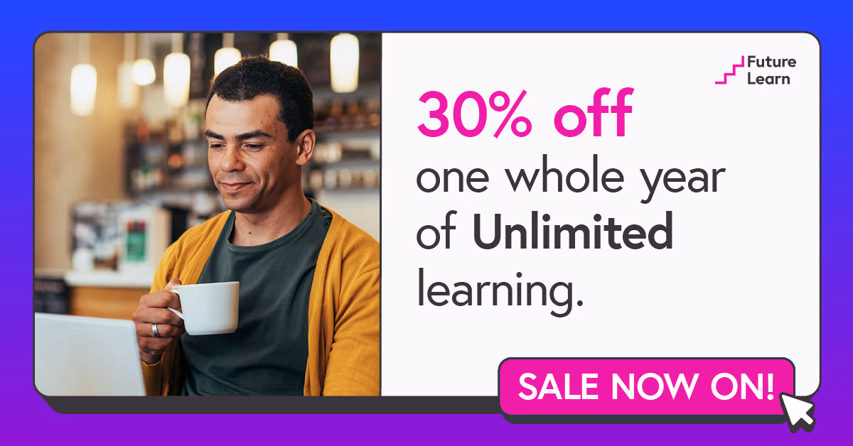 30% off an entire year of Unlimited learning