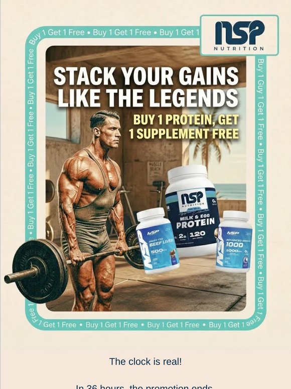 28 hours left! The free supplement won't wait!