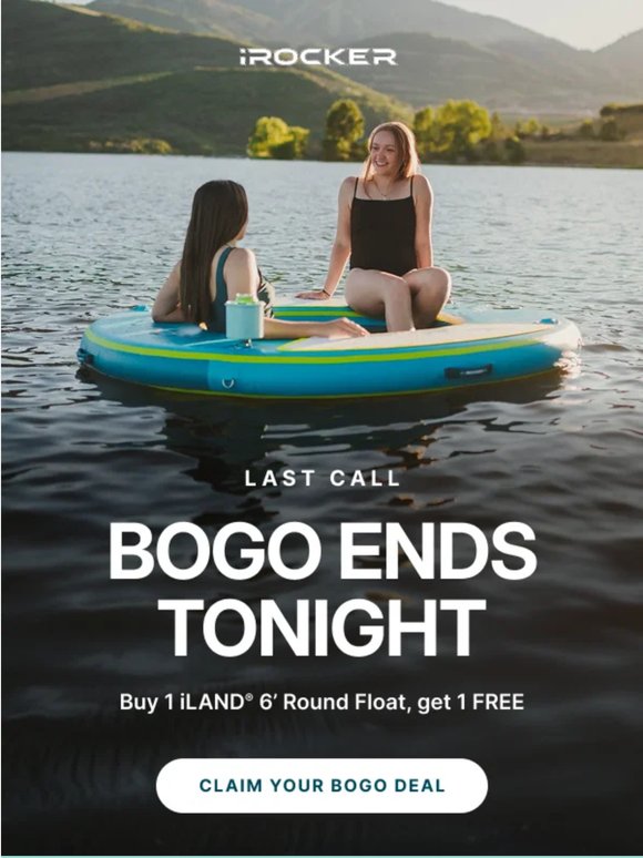 BOGO Ends Tonight: 6’ iLAND® Round Float — Buy 1 Get 1 Free