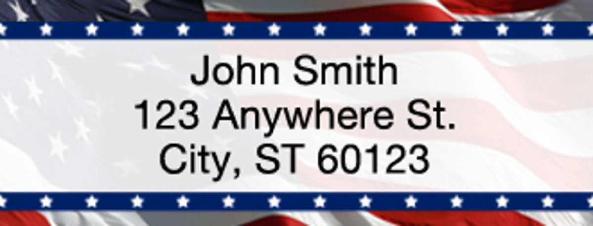 Image of American Pride Narrow Address Labels