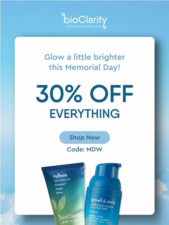 Last Chance: 30% off your summer glow ✨