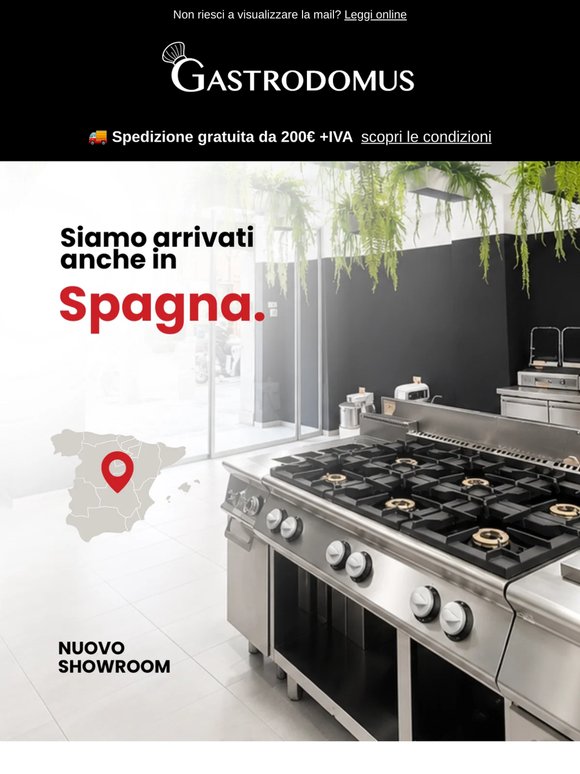 Il nuovo showroom Gastrodomus in Spagna!