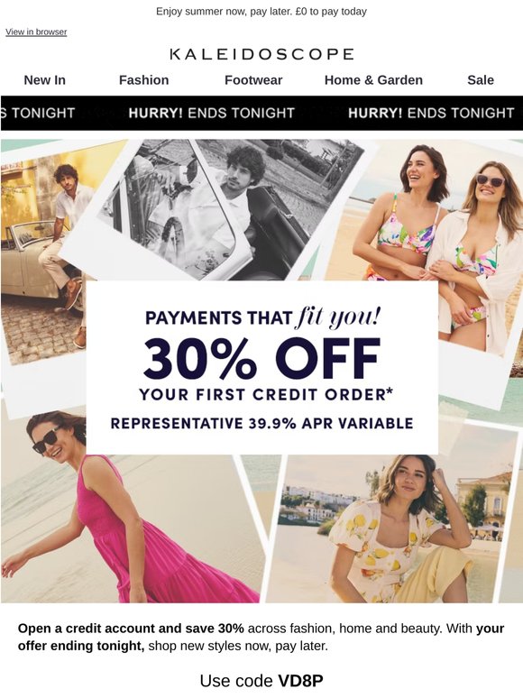 Don't let this go ... 30% off ends tonight