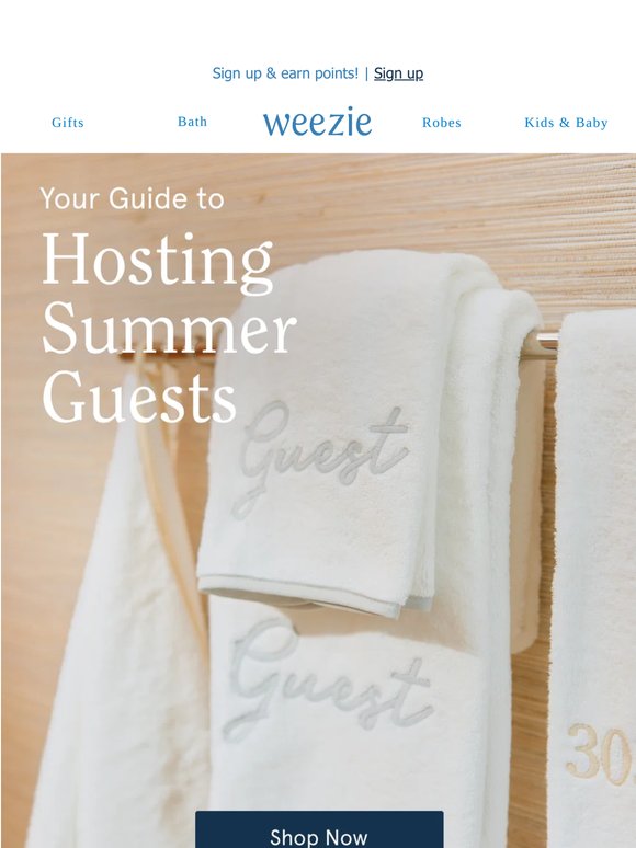 Be Our Guest 🛁