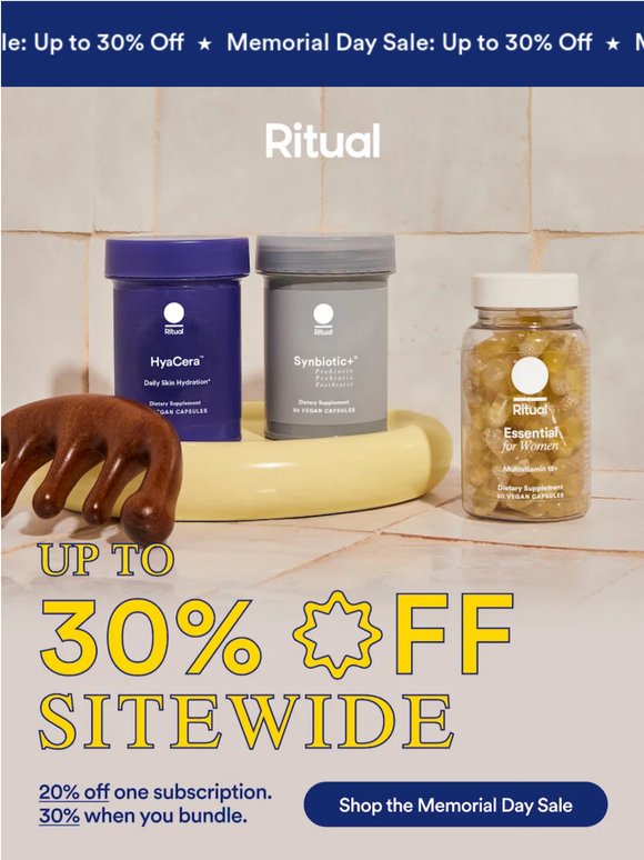 You brought the potato salad. We'll bring the 30% off.