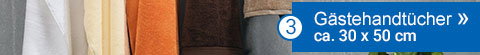 Gästehandtücher ca. 30x50cm. 