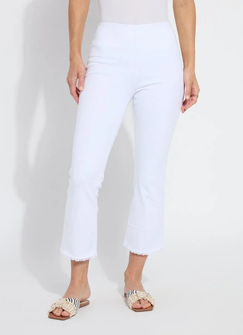 Image of Dara Seamed Hem Crop Denim (25