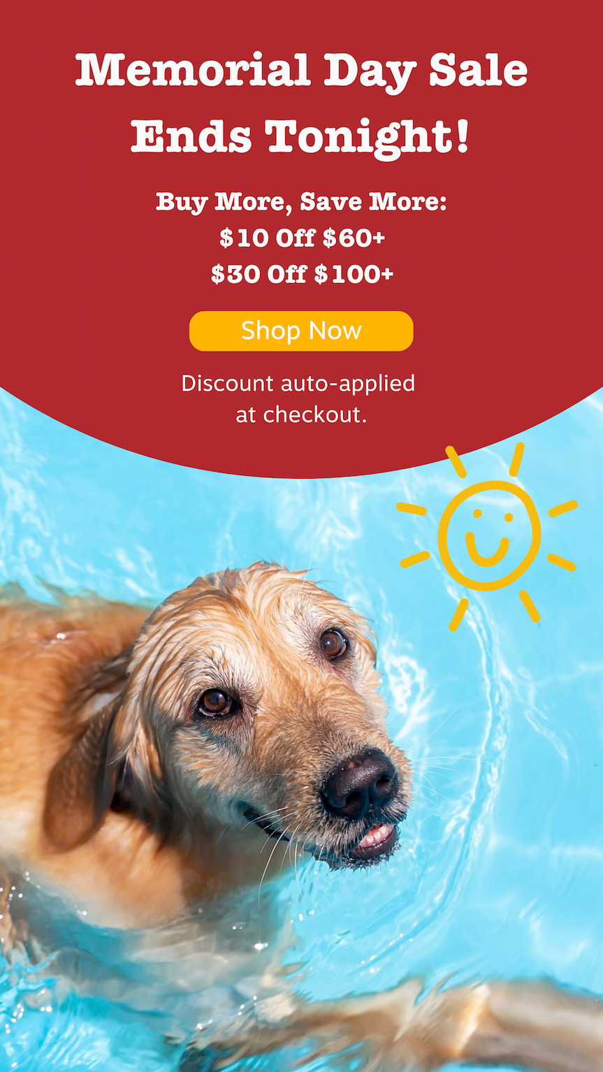 Memorial Day Sale Ends Tonight! Buy More, Save More: $10 Off $60+ and $30 Off $100+. Shop now! Discount auto-applied at checkout.