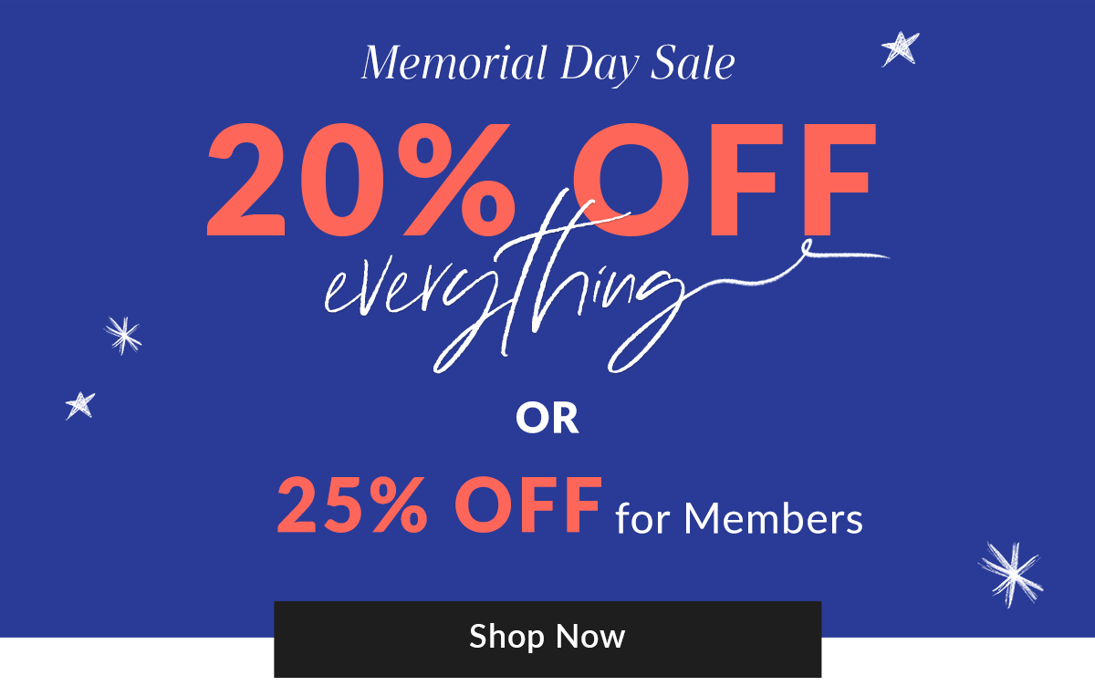 Memorial Day Sale
