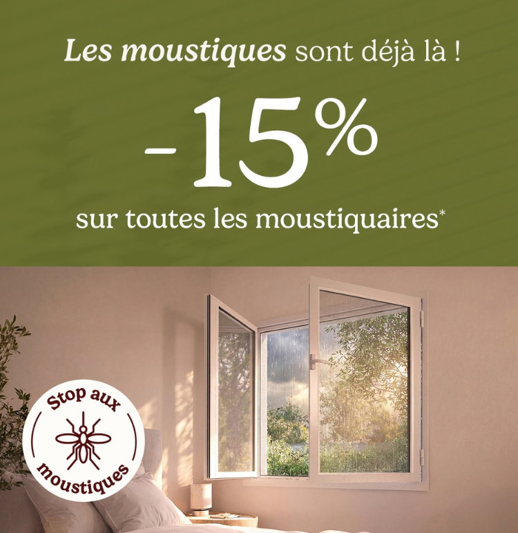 -15% sur les moustiquaires