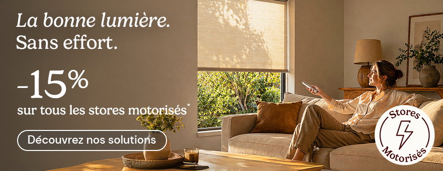 -15% sur les stores électriques avec MOTOR15