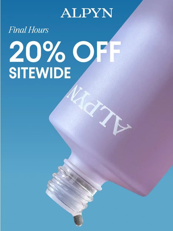 Final Hours: 20% Off + 2 Free Gifts Ends Tonight