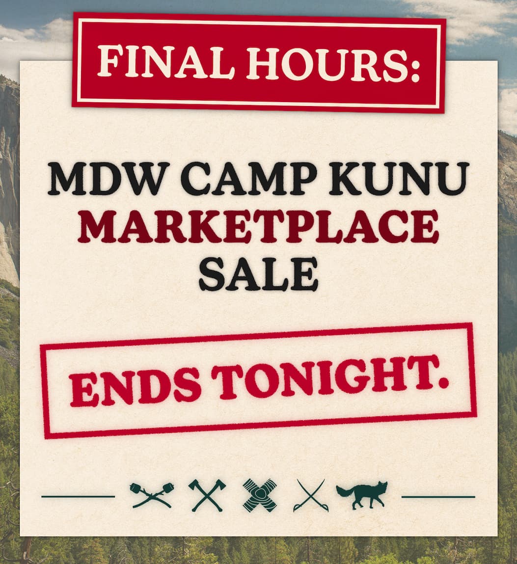 Final Hours. Camp Kunu Marketplace Sale Ends Tonight