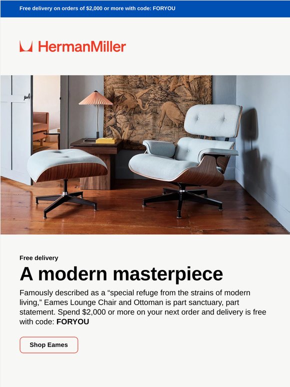 Unlock free delivery on orders $2,000+