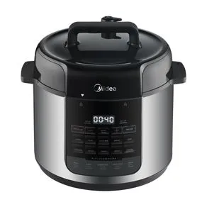 Panela de Pressão Elétrica 5L NutriPro Inox Midea PP5MS1 - 127v