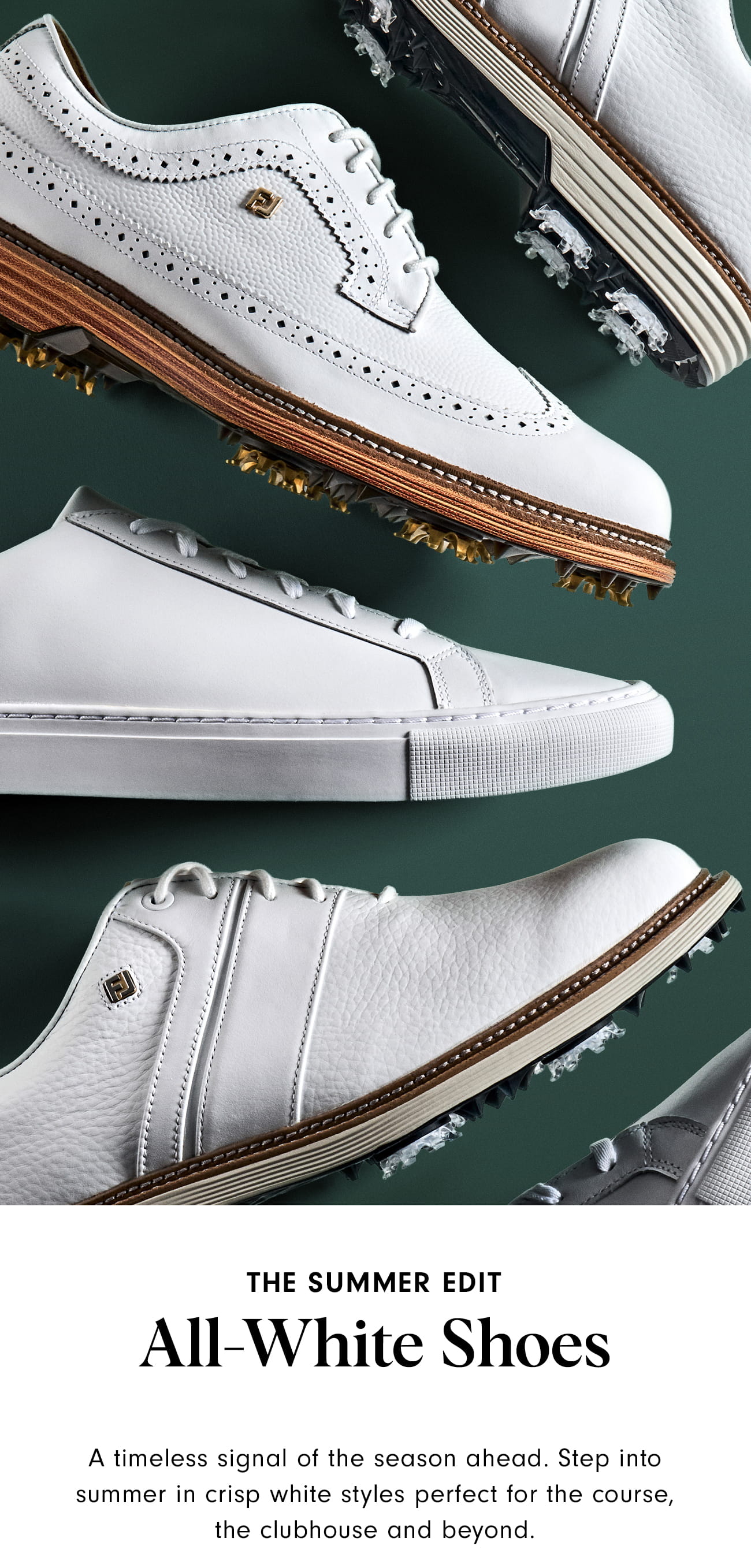 The Summer Edit Featuring All-White Shoes